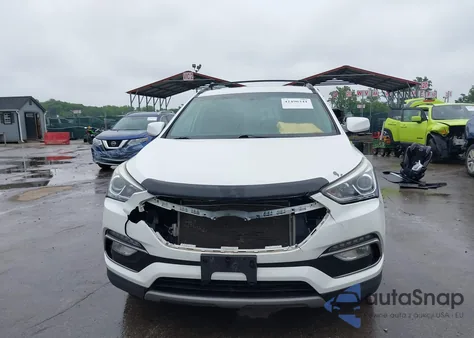 2017 Hyundai Santa Fe Sport 2.4L из США, поврежденный, VIN 5XYZUDLB0HG397831
